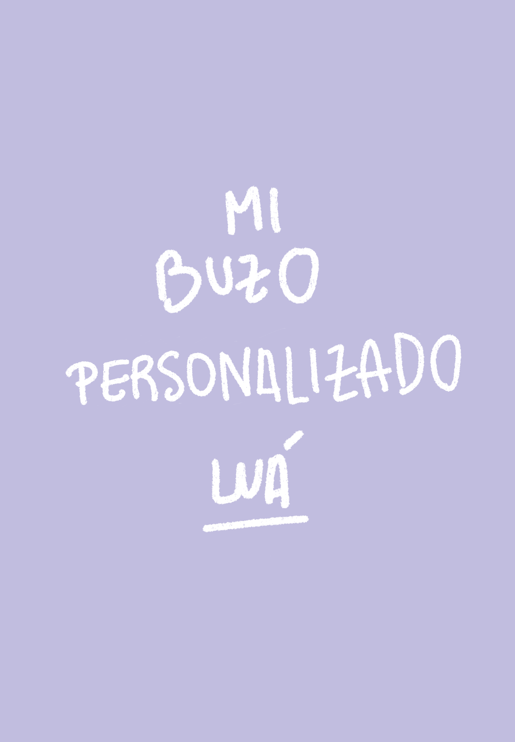 BUZO PERSONALIZADO